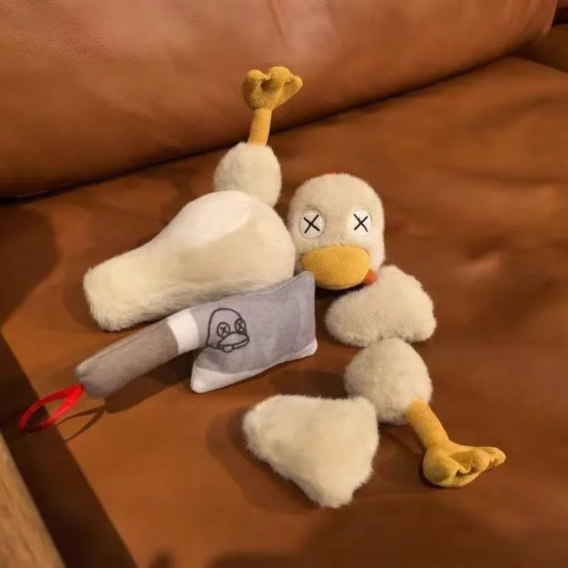New Magnetic Cute Duck Plush Doll Detachable Saltwater Duck Funny Commemorative Doll Gift for Friends Home Decoration Ornaments